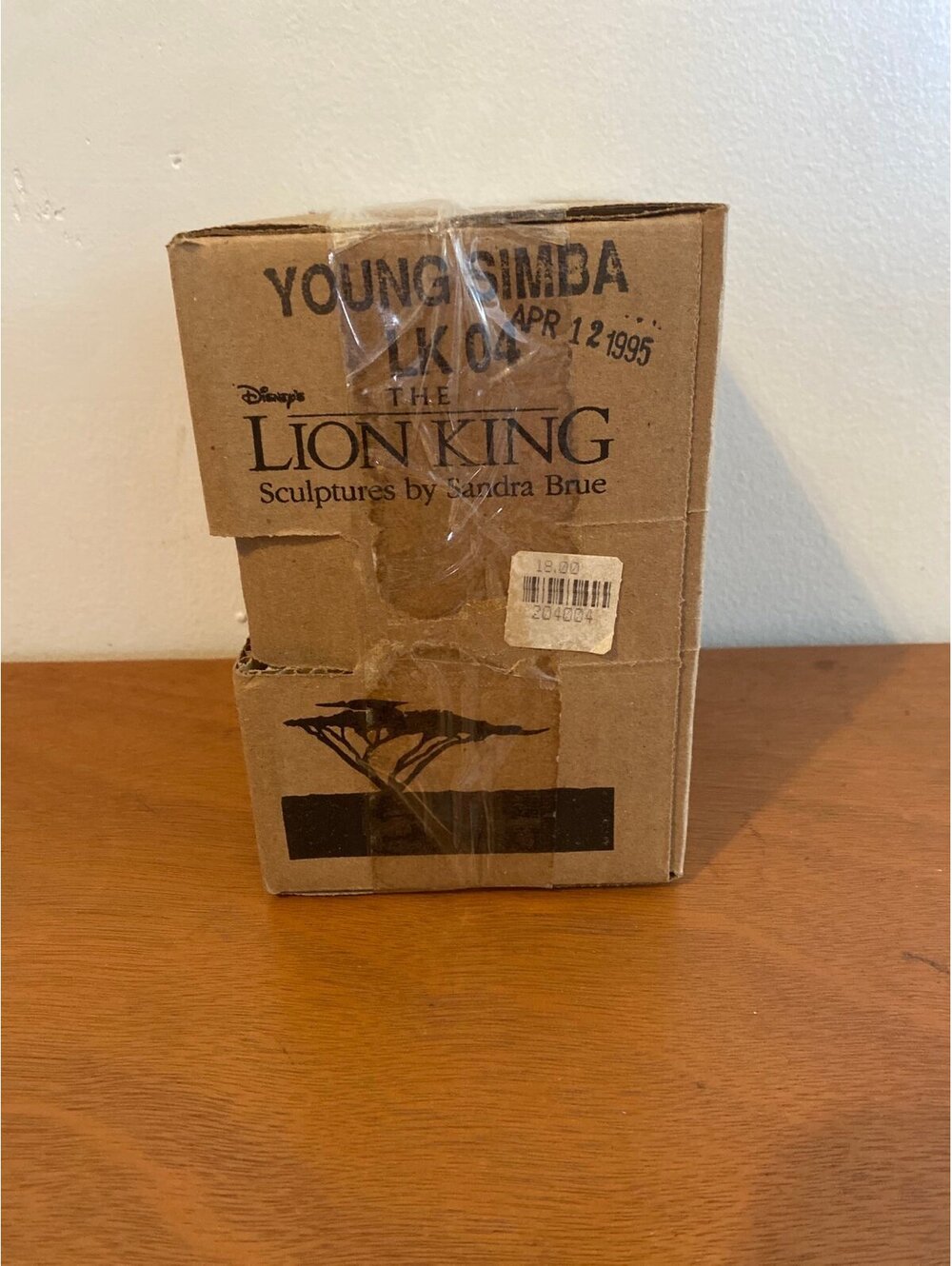 Vintage Lion King Sculpture Young Simba